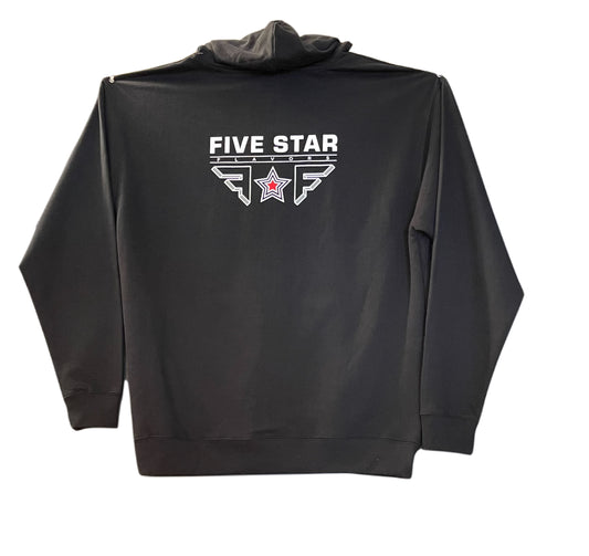 Black Hoodie with Big F "Star" F on back- Only 2 Left in Stock